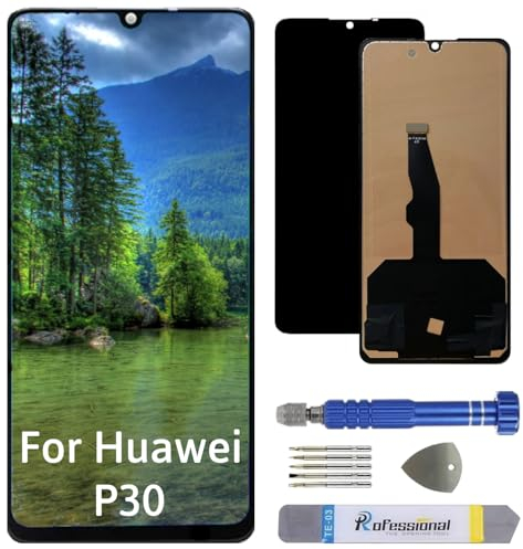 Int'x Display für Huawei P30 ELE-L09 ELE-L29 LCD Bildschirm Ersatz Touchscreen mit Werkzeug Schwarz Hohe Qualität