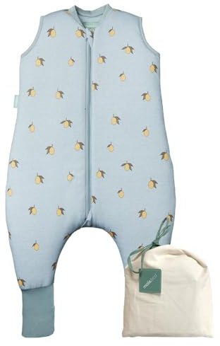 molis&co - Baby Schlafsack mit Füßen und Socke - Ideal für den Winter - Babyschlafsack mit Beinen 2,5 tog - 100% Baumwolle (Oeko-TEX 100), Premium Qualität - Colima (70 cm)