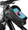ROCKBROS Sacoche de Cadre Velo pour Smartphone sous 6,1'', Support de Téléphone Bicyclette, Sacoche Vélo VTT Imperméable Écran Tactile
