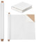 OLYCRAFT 100x40cm Notizbuch Bindetuch Weiß Selbstklebender Buchumschlag Aus Polyestergewebe Mit Papierrücken DIY Notizbuchtuch Schutzhülle Für Notizbuchbindung Scrapbooking Album DIY
