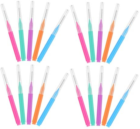 Healifty 50stücke Interdentalbürsten Für Zahnreinigung Zahnpflege-tool Für Tragbare Zahnstocher Bunten Farben