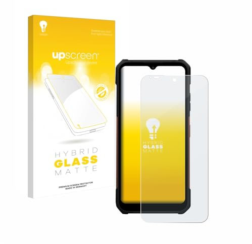 upscreen Matte Screen Protector Glass Film compatible with myPhone Hammer Construction 2 Thermal 5G - Anti-Glare, 9H Glass Protection