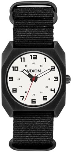 Nixon Herren Analog Uhr mit Edelstahl Armband A1409-004-00