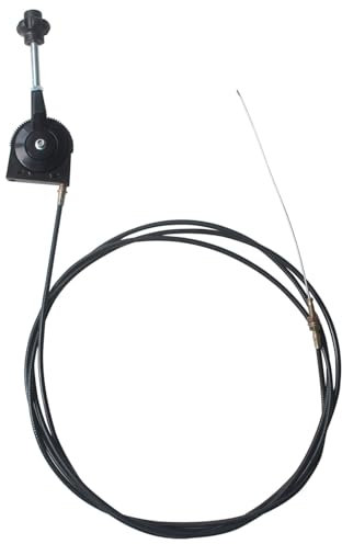 Palanca acelerador universal con cable Excavadora Manual para Tractor Cosechadora Barco Control de Aceleración mando cortacésped controlador de respuesta tracción palanca (Longitud del cable 5m)