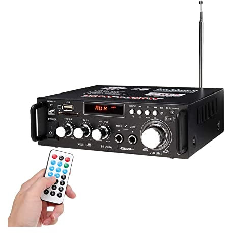 Amplificador Coche, Amplificadores de Coche de 600w Amplificador Subwoofer Amplificador de Sonido Mini Amplificador Profesional