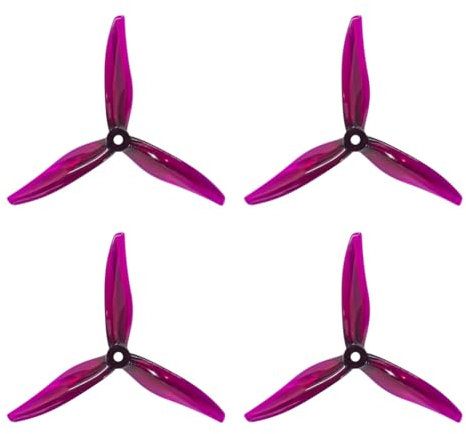 Vocdikficy 4PCS 51377 5-Propeller mit 3 Blättern CW+CCW FPV-Propeller für RC-Drohne FPV-Rennen, Kompatibel mit 2207 Motoren A