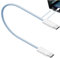 Générique Câble De Chargeur USB C TO USB, PD Cordon De Charge Rapide, Câble De Chargeur USB C 60W, Cordon De Type C Tressé En Nylon, Câ-ble De Chargement À La Déchirure Portable