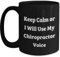 Taza de café negra con texto en inglés «Keep Calm» para el Día del Padre, regalos únicos de la familia