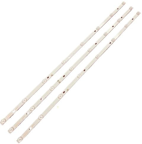 WHARGTSL Juego de 3 tiras de retroiluminación LED para D40-M30 40BF400 JS-D-JP395DM-A81EC JS-D-JP395DM-B82EC (80105) E395DM1000 (2 juegos para 2 televisores)