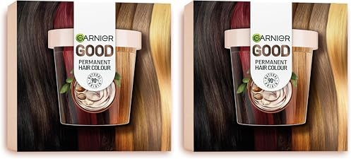 GARNIER GOOD Coloración Permanente Premium Starter Kit, Color Brillante, 100% Cobertura de Canas, Color Duradero 8 Semanas, 90% Origen Natural, Sin Amoniaco, Vegano, Cruelty Free, 5.0 Castaño café