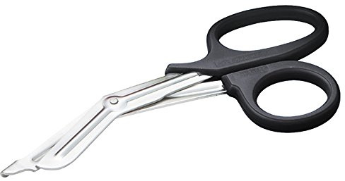 ADC 320 Medicut EMT Shears, Medical Grade, Stainless Steel, Traditional 7.25 Length, Black