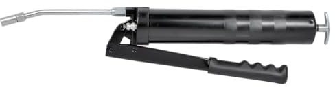 SW-Stahl 64301L Handhebel-Fettpresse mit Düsenrohr & Mundstück, 500 ccm | Standard Handhebelpresse für Kartuschen - Werkstattbedarf & Allgemeinbedarf - Inklusive Hydraulikmundstück - Robust