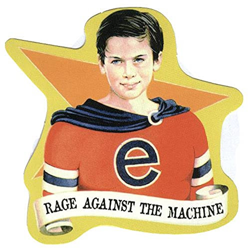 RAGE AGAINST THE MACHINE Aufkleber HERO Sticker 10 x 10 cm