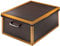Aufbewahrungsbox mit deckel aus Karton für Kleidung und Wäsche, Leder Gross Kisten aufbewahrung, saisonaler Wechsel, Organizer Ideal für Vakuumbeutel oder Geschenkbox 50x40x25 cm