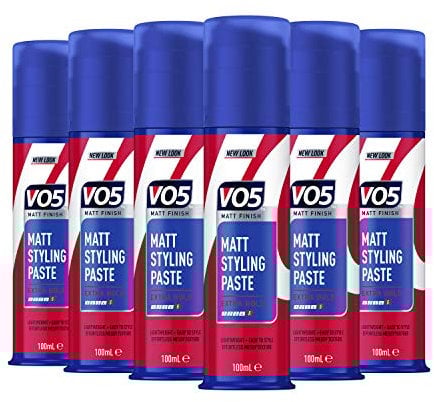 VO5 Matt Styling Paste 600 ml (Pack of 6X100 ml)