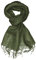 Lorenzo Cana - Herren Schal Leinenschal 100% Leinen 70 x 180 cm Tuch Naturfaser Trendfarbe Grün Olivgrün Graugrün 9326311