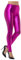 Smiffys 80er-Jahre Metallic Disko-Leggings, Pink, M - EU size 40-42