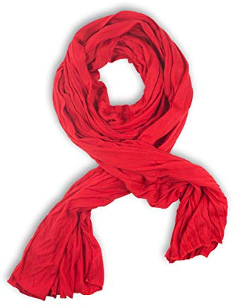 fashionchimp BASIC-Schal für Damen in angesagten Trendfarben, Jersey-Design