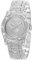 ManChDa Montre Femme - Montre-Bracelet Glacé Bling Bling Montres De Mode pour Les Femmes Bijoux Crystal Diamond Dames Montres Analog Quartz Charme en Acier Inoxydable Montre-Bracelet, 001.Silver,