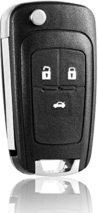 FINTERRY Auto Schlüsselgehäuse für Opel Insignia Astra Meriva Zafira Movano Mokka Karl Cascada Adam - 3 Tasten Ersatz Funkschlüssel Gehäuse Klappschlüssel