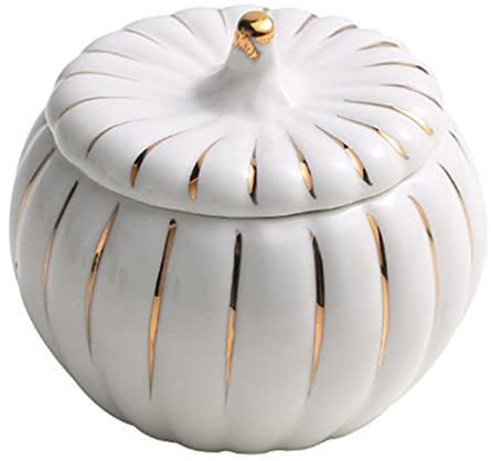 DOITOOL 1 Pc Estofado Cuenco para Servir Comida Sopera Olla De Fideos Instantáneos Tazón Pequeño De Calabaza Condimento con Tapa Tazón De Nido De Pájaro Almacenamiento Cerámica