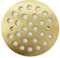 DEOKXZ Filtre de sol de rechange à visser pour bonde de douche - 10,4 cm - Avec vis (doré brossé)