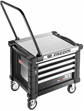 Facom JET.CR4NM3A JETM3 Rolltruhe, Schwarz, 3 Schubladen