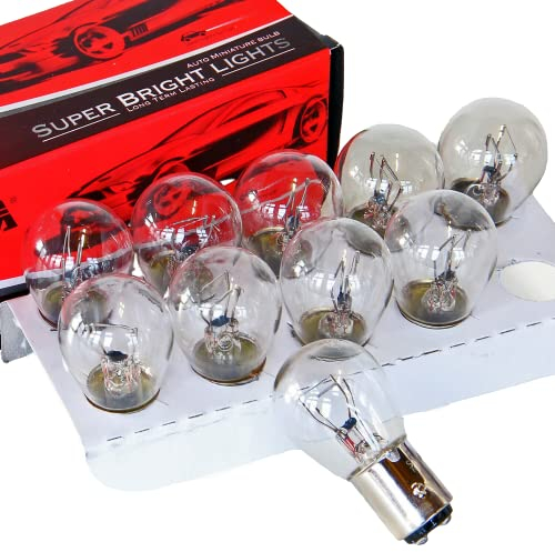 1x Glühbirne Scheinwerferlampe Birne 21W / 5W 12V Abblendlicht Fernlicht Glühlampen | E - Prüfzeichen | Sockel BAY15D - Warm Weiß