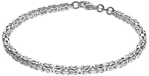 trendor Armband Königskette Sterlingsilber 925 Stärke 3,2 mm 75236-19 19 cm