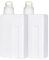 Zerodeko Laundry Powder Dispenser, Pe Leak-Proof Refillable Bottle, Liquid Storage Container Lotion Bottle for Shower Gel, Detergent, 2PCS
