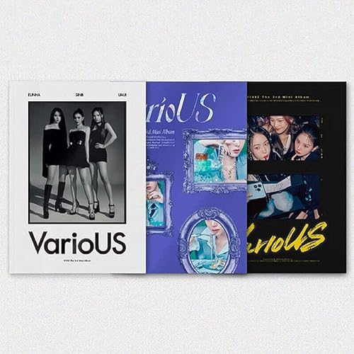 (Photo Book Ver.) VIVIZ VARIOUS 3rd Mini Album ( CLAZZY + SIDE-A + OFF & ON - 3 Ver Set. ) (No Incl. Folded Poster) K-POP SEALED