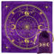 VIBRATIS Altar Zubehör - Tarot-Tuch aus Samt - Altartuch für Rituale, Esoterik Zubehör, Samttuch für Tarotkarten & Pendel
