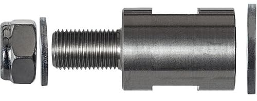 Robert Axle - Polygonadapter - M10 X 1.0 - für Fahrrad Kinder Anhänger - inkl. RennMaxe Silikonband - Kupplung Adapter