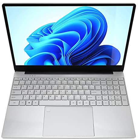 Airshi Office Laptop, Quad Core Processor 7000mAh IPS Screen 15.6 Inch Laptop for Business (12+512G UK Plug)