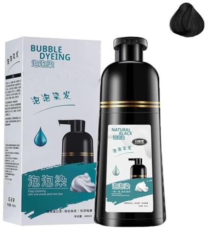 Shampoo Eterna-Vida 6 in 1 | Eterna-Vida Color Dye Shampoo, Eterna-Vida Hair Dye Shampoo Black, Natural Plant Herbal Hair Coloring Shampoo, Instant Hair Color Shampoo (Natural Black)