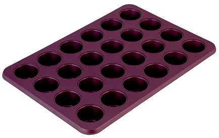 KitchenAid 24-Cup Nonstick Aluminized Steel Mini Muffin Pan, Beetroot