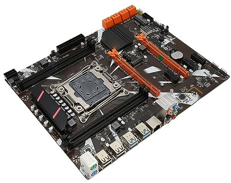 X99 DDR4 Motherboard with USB3.0 NVME PCIe X4 Computer Motherboard with 7 Phase Power Supply for Desktop Computer PC