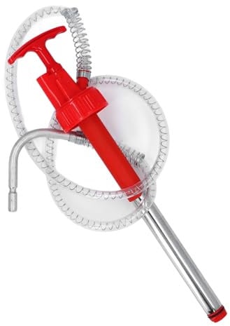 Hand Oil Drum Pump, Manual Vertical Oil Drum Pump Portable Liquid Transfer Pump with Non Drip Nozzle Leakage Proof Water & Fuel Transfer Pump for 20L Drum