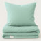 COZY HEAVEN | Luxus Lyocell Bettwäsche (Tencel™) | Gewonnen aus Eukalyptus u.a. | Ultra weich | Hypoallergen | Reduziert Schweiß | Atmungsaktiv & Kühl | Made in Portugal (Soft Mint, 135x200 + 80x80)