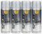 various-Pintura Spray Aluminio Multicolor Profesional 400ml Adecuado Metal Madera y Plástico Pack de 4 unidad