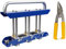 Cintreuse à Galets à 3 Stations, Rouleau en Forme de V Rouleau de Couverture en Alliage D'aluminium Machine à Rouler les Bords en Métal pour Déflecteurs D'eau de Pluie de Toiture