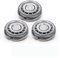 3pcs Sh90 Ersatzrasierer Kopf ， Kompatibel For Philips ， Norelco Serie 9000 8000 7000 S9311 S9321 S9721 S7300 S8860 Rasierer Rasierkopf(3pcs)