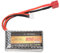 RC Truck Lithium Battery, 7.4V 2S 25C 850mAh Lipo Battery RC Racing Truck with T Plug pour XLH Q903 Q901 Q902 1/16 2845 sans Balais