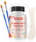 WEILAOK Decoupage Kleber, Serviettentechnik Kleber und Lack, Serviettentechnik Kleber Starterset, Serviettenkleber für Serviettentechnik Transparent für Holz, Keramik, Stein und Karton, 250ml