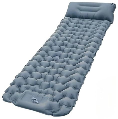 Naturvibes Ultraleichte & Kompakte Isomatte – ideal für Reisen & Abenteuer(Elefantengrau,1 Stück)