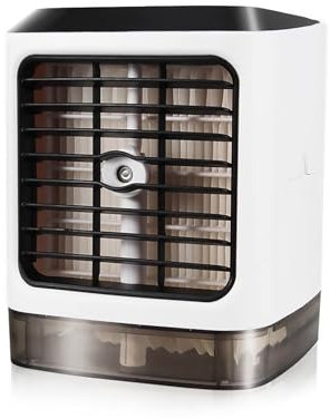 Humidificateur Climatiseur Portable, Fonction Trois en Un：Réfrigération, Humidification, Purification de l'Air, Idéal pour Enfants et Adultes, Zone Confortable et Saine