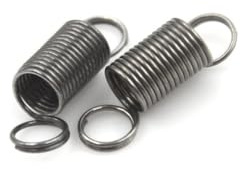 Dual Hook Tension Spring, 10pcs Stainless Steel Small Tension Spring with Hook 14mm Draw to 30mm