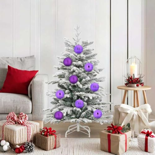 Lumanois Weihnachtsbaumkugel Set XL 15 pcs Lila Kunststoff,0.79kg,42018877