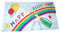 Fahne Flagge Happy Birthday Geburtstag NEU 90 x 150 cm