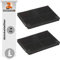 DREHFLEX® - 2er Pack // Kohlefilter/Aktivkohlefilter/Filter/Geruchsfilter für Hauben für AEG/Electrolux 50232980008 // EFF55 / Küppersbusch ZUB551 / 505427 Faber/Franke FK139
